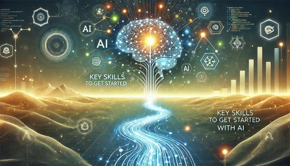 ภาพประกอบธีม AI และทักษะที่ต้องใช้ในการทำงานร่วมกับ AI