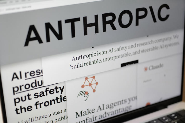 หน้าเว็บไซต์ Anthropic ที่ระบุว่าเป็นบริษัทด้านความปลอดภัยและงานวิจัย AI