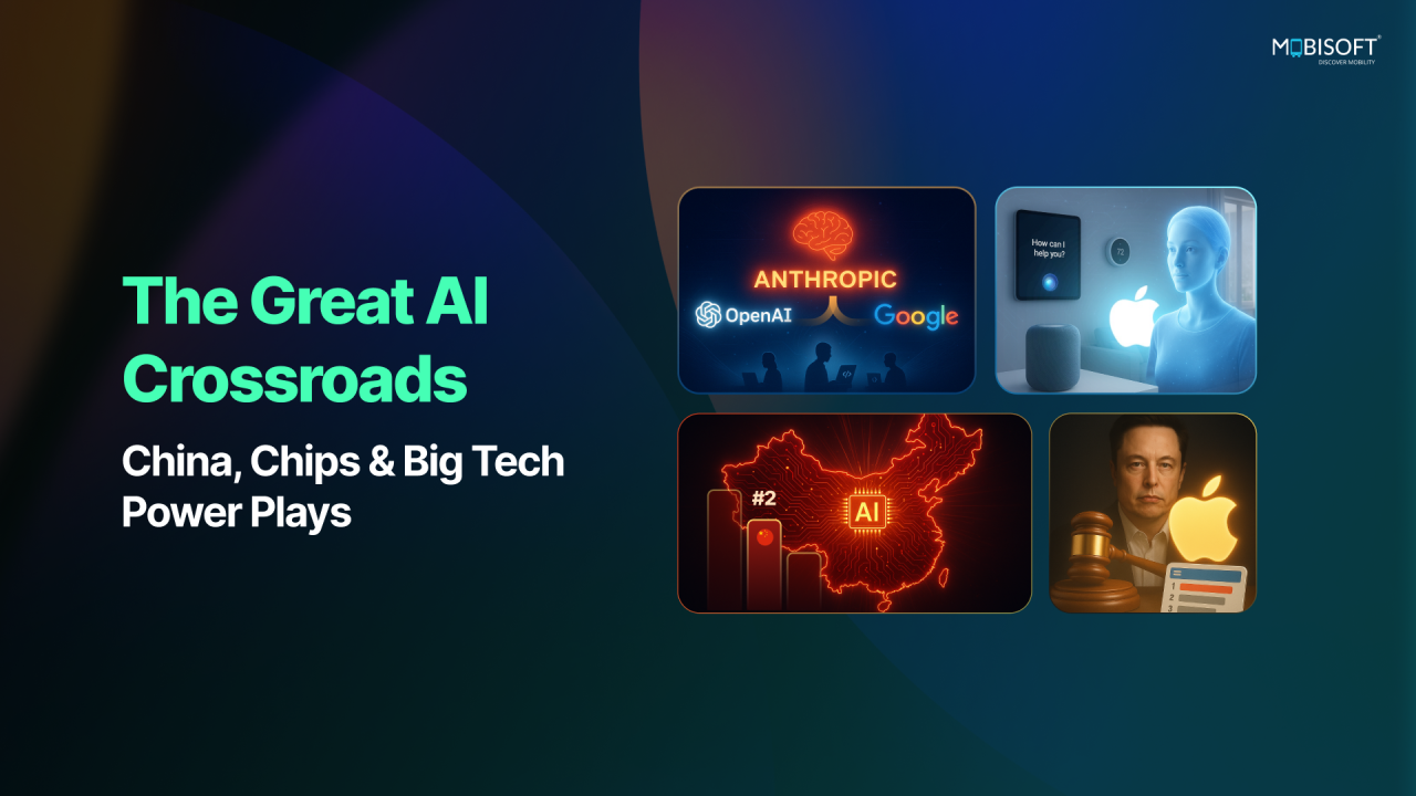 ภาพประกอบธีมการแข่งขัน AI ระดับโลก สะท้อนสนามแข่งขันที่ Apple ต้องเจอในตลาดจีน