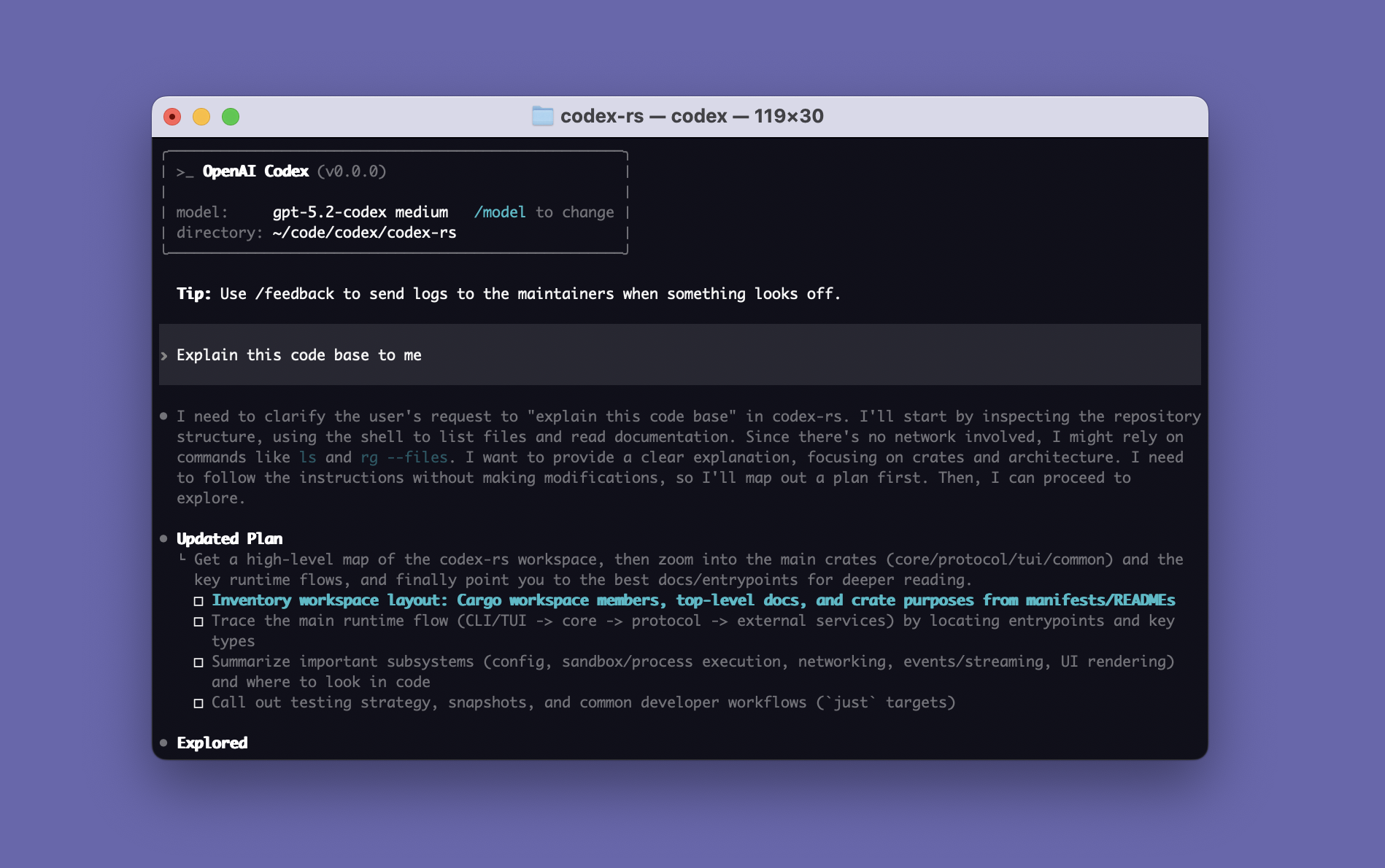 ภาพประกอบ daemon และ updater ที่ยังทำงานต่อเบื้องหลังหลังสั่งปิด
