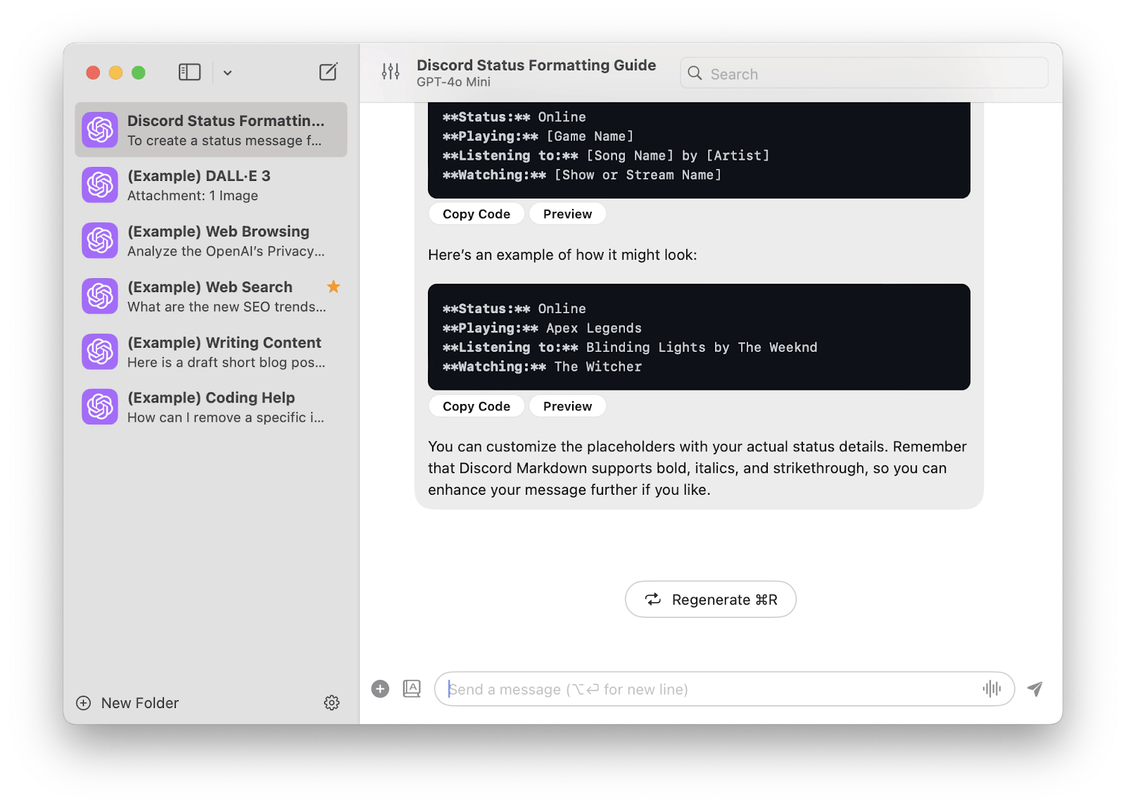 ตารางเปรียบเทียบการแสดงผล Markdown ก่อนและหลังอัปเดตของ Discord