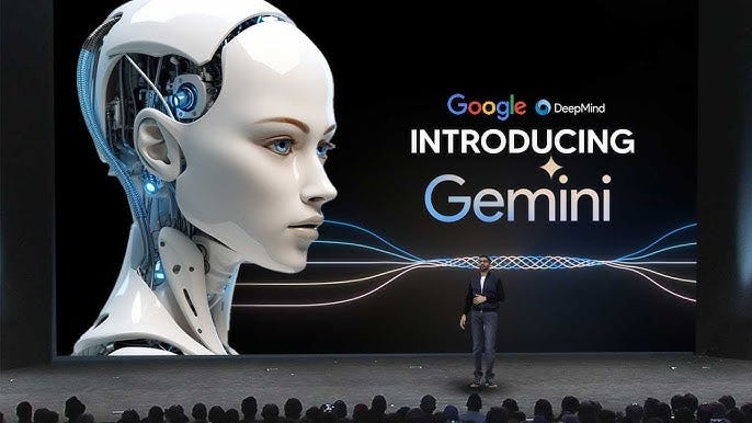 ภาพประกอบงานเปิดตัว Gemini AI ของ Google
