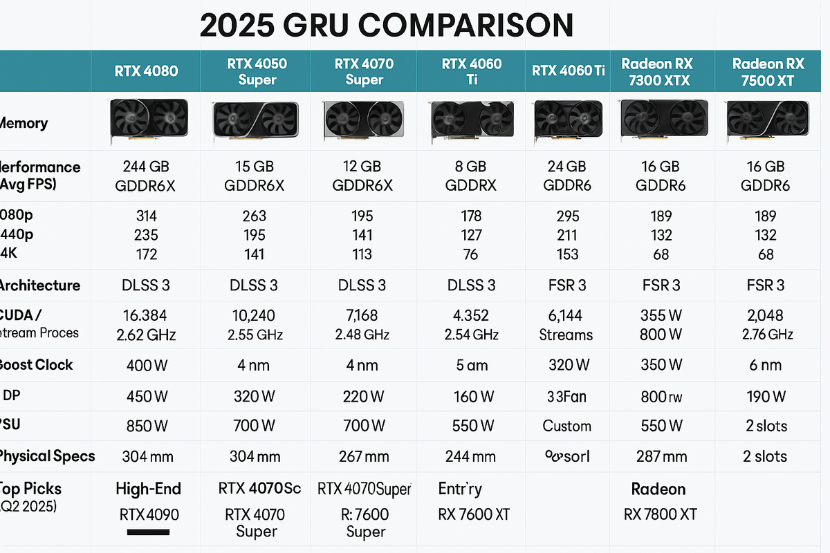 ราคาการ์ดจอ Nvidia และ AMD รุ่นปัจจุบันในตลาดจริง