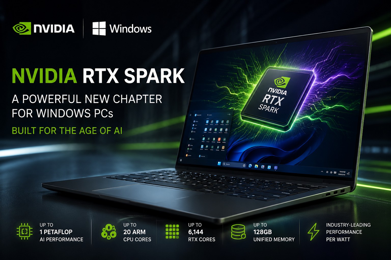 สไลเดอร์ในแอป Nvidia สำหรับปรับสัดส่วน Unified Memory ฝั่ง GPU บน RTX Spark