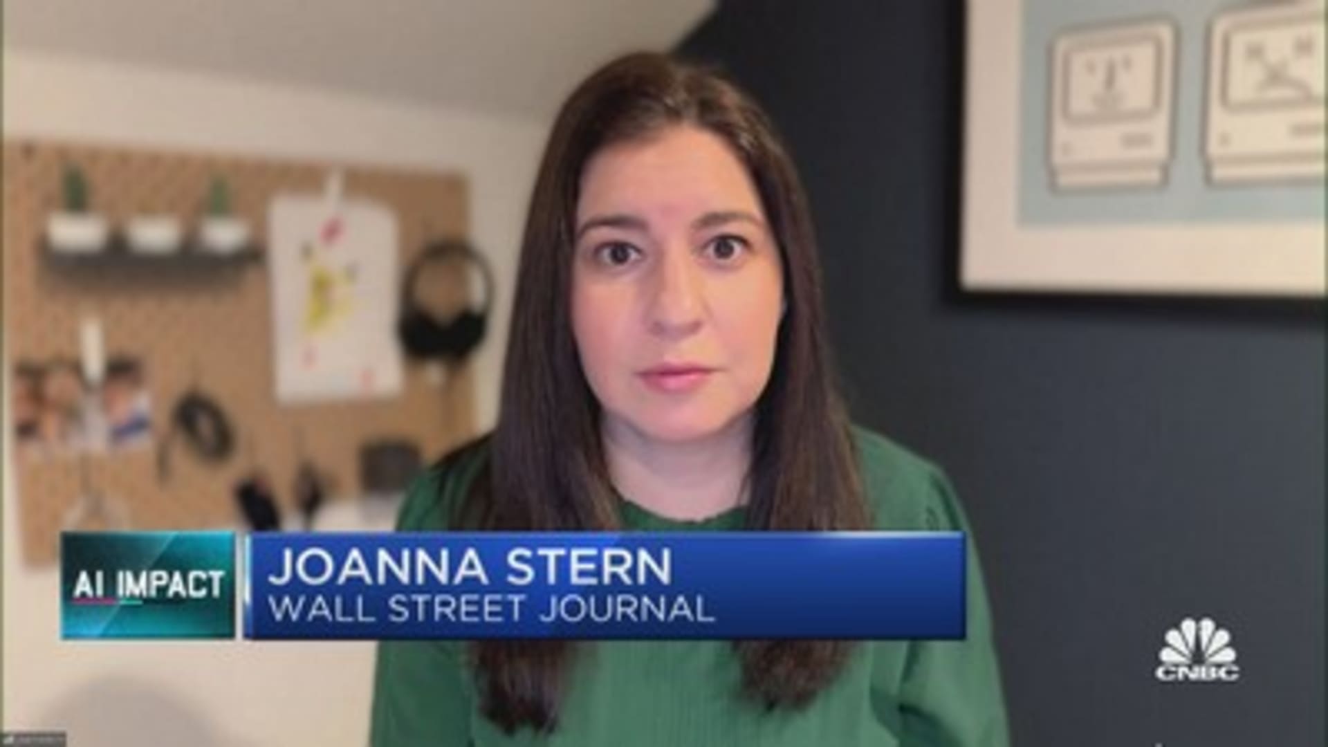 Joanna Stern ให้สัมภาษณ์เรื่อง AI Impact บน CNBC ในฐานะนักข่าว Wall Street Journal