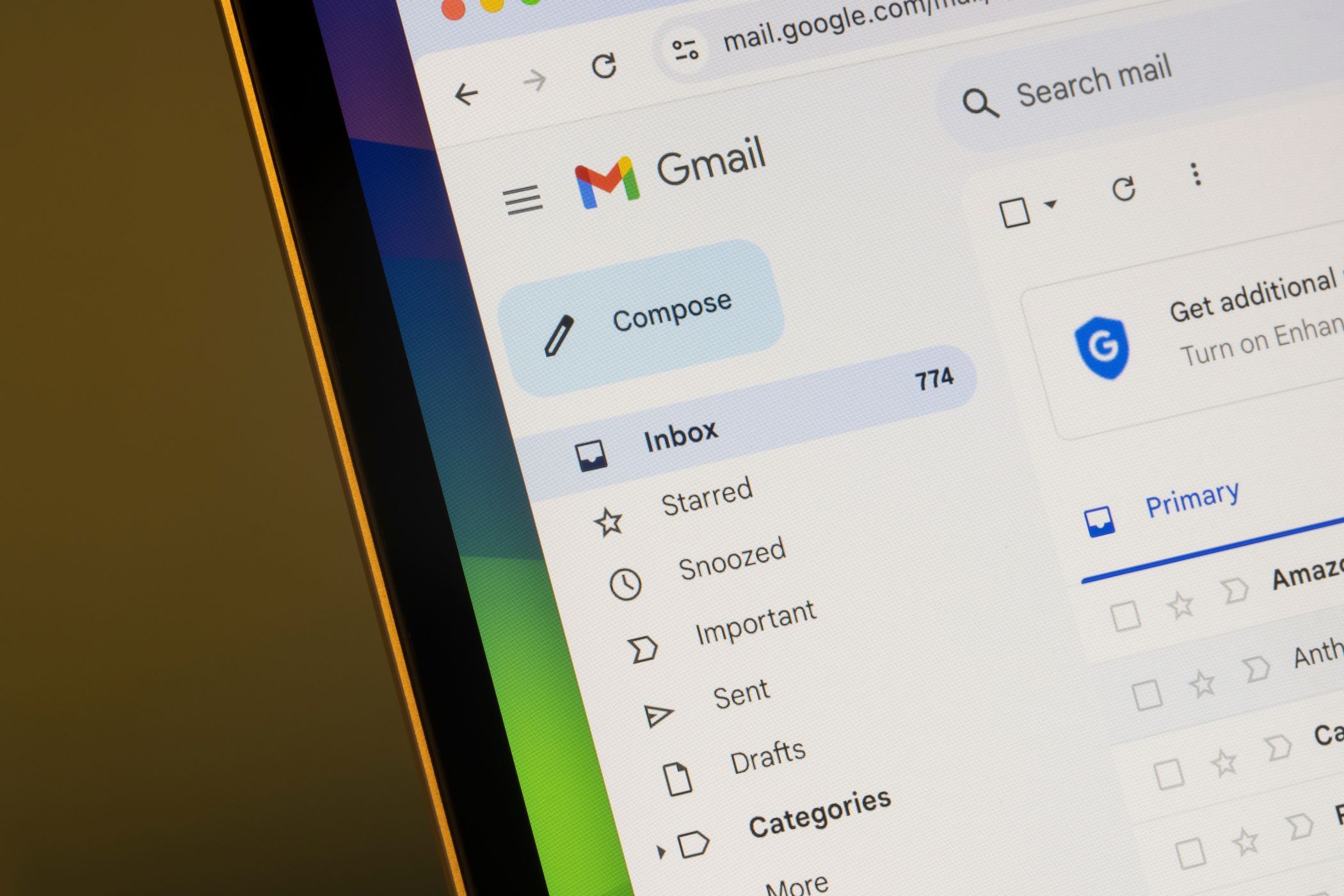 โลโก้ Google และไอคอนบริการ Gmail, Drive และ Google Photos