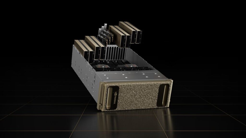 เซิร์ฟเวอร์ GPU ของ Nvidia ที่ใช้รันงานประมวลผลประสิทธิภาพสูง