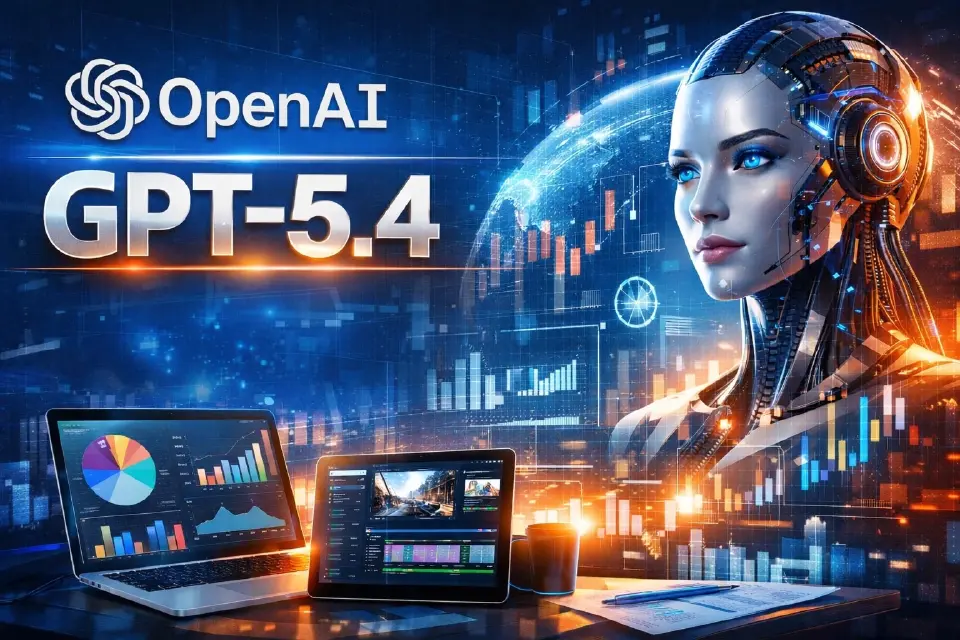 โลโก้ OpenAI พร้อมภาพประกอบสื่อถึงโมเดลตระกูล GPT รุ่นล่าสุด