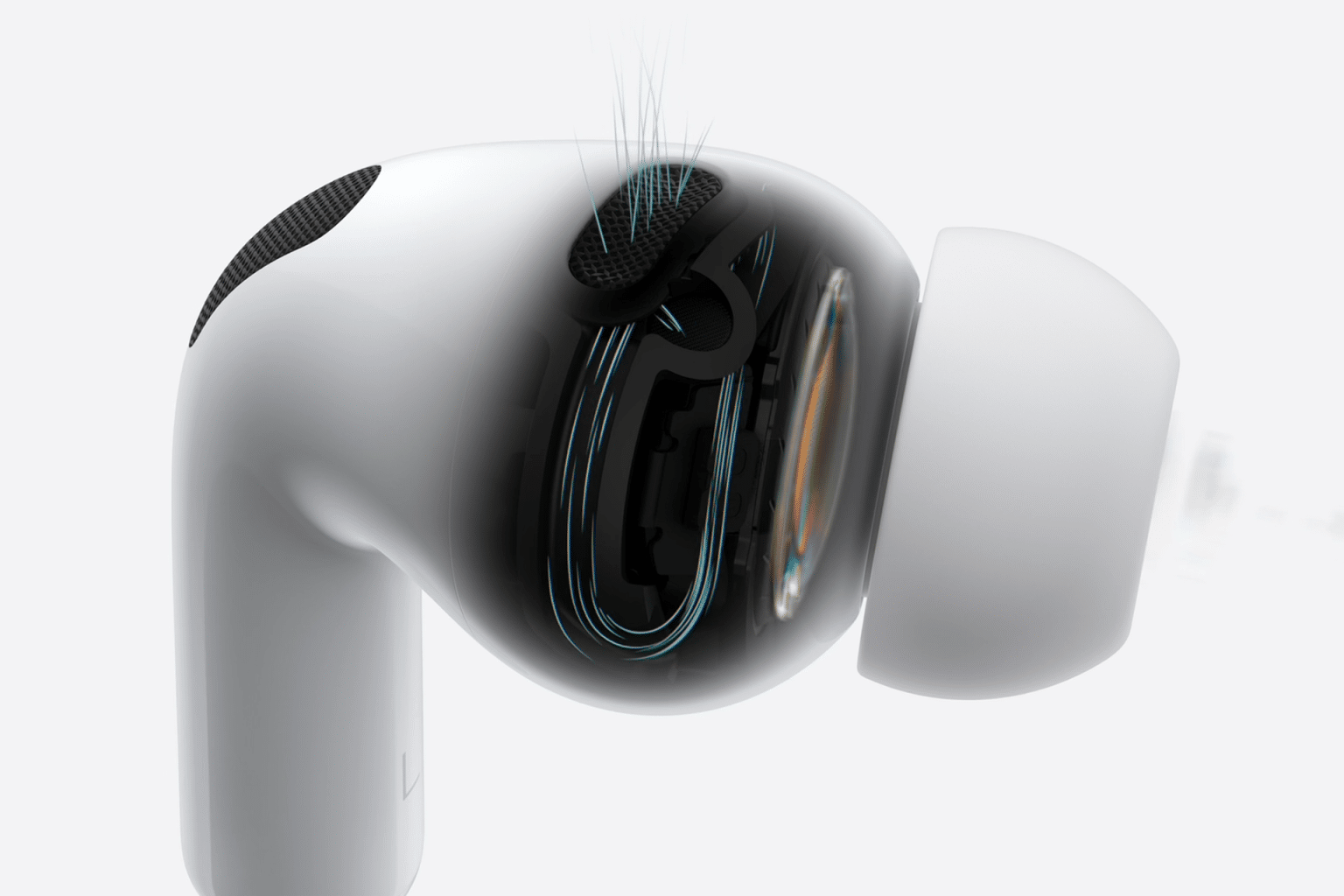 ไมโครโฟนที่ฝังอยู่ในฮาร์ดแวร์เฉพาะของอุปกรณ์ Apple