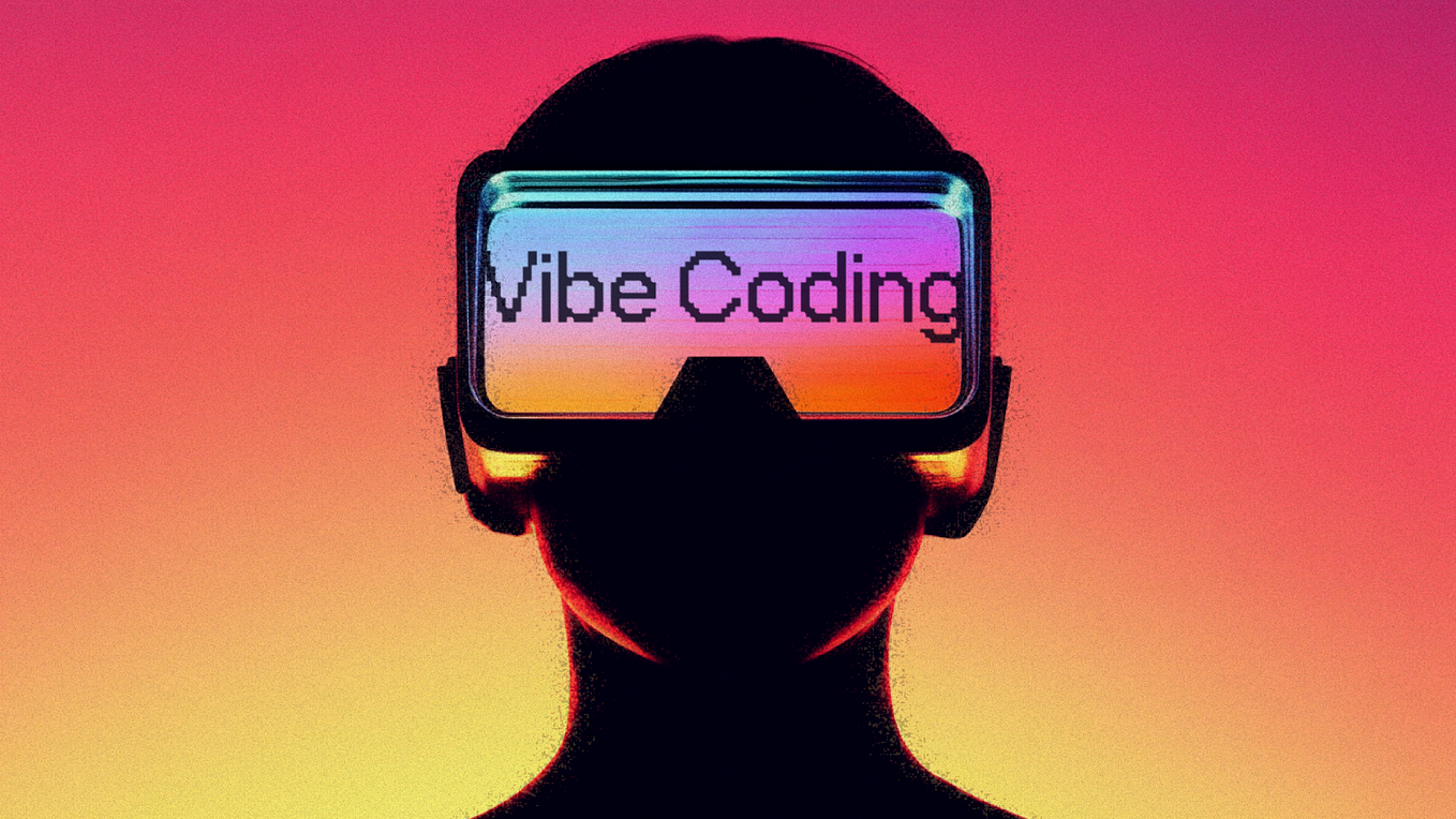 ภาพประกอบธีม Vibe Coding การเขียนโค้ดด้วยความช่วยเหลือของ AI